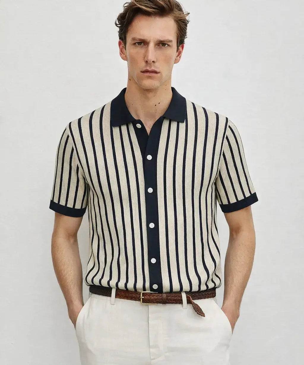 Island Current Shirt shown in a lifestyle setting