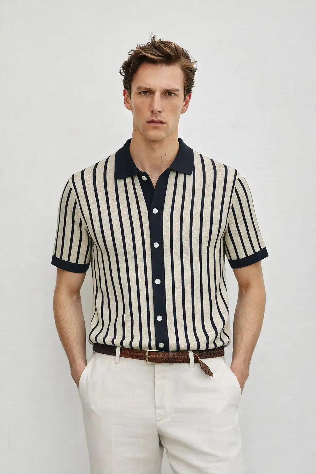 Island Current Shirt shown in a lifestyle setting