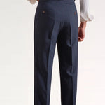 Close-up detail of Italian Business Casual Trousers Breathable, fabric detail
