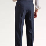 Close-up detail of Italian Business Casual Trousers Breathable, fabric detail