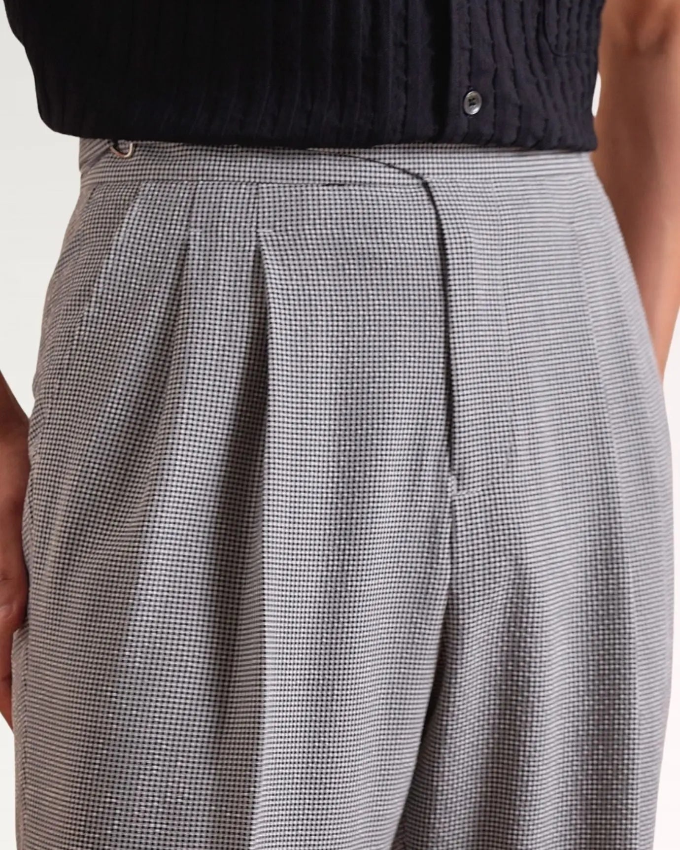 Front view of Italian Business Casual Trousers Breathable