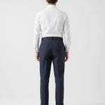 Front view of Italian Trousers Old Money Style Worsted Wool, alternate view