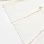 Close-up detail of Ivory Cardigan, fabric detail