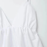Close-up detail of Ivory Dream Dress, fabric detail