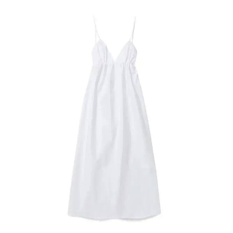 Front view of White Ivory Dream Dress