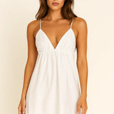 Ivory Dream Dress shown in a lifestyle setting