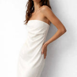 June Dress shown in a lifestyle setting, alternate view