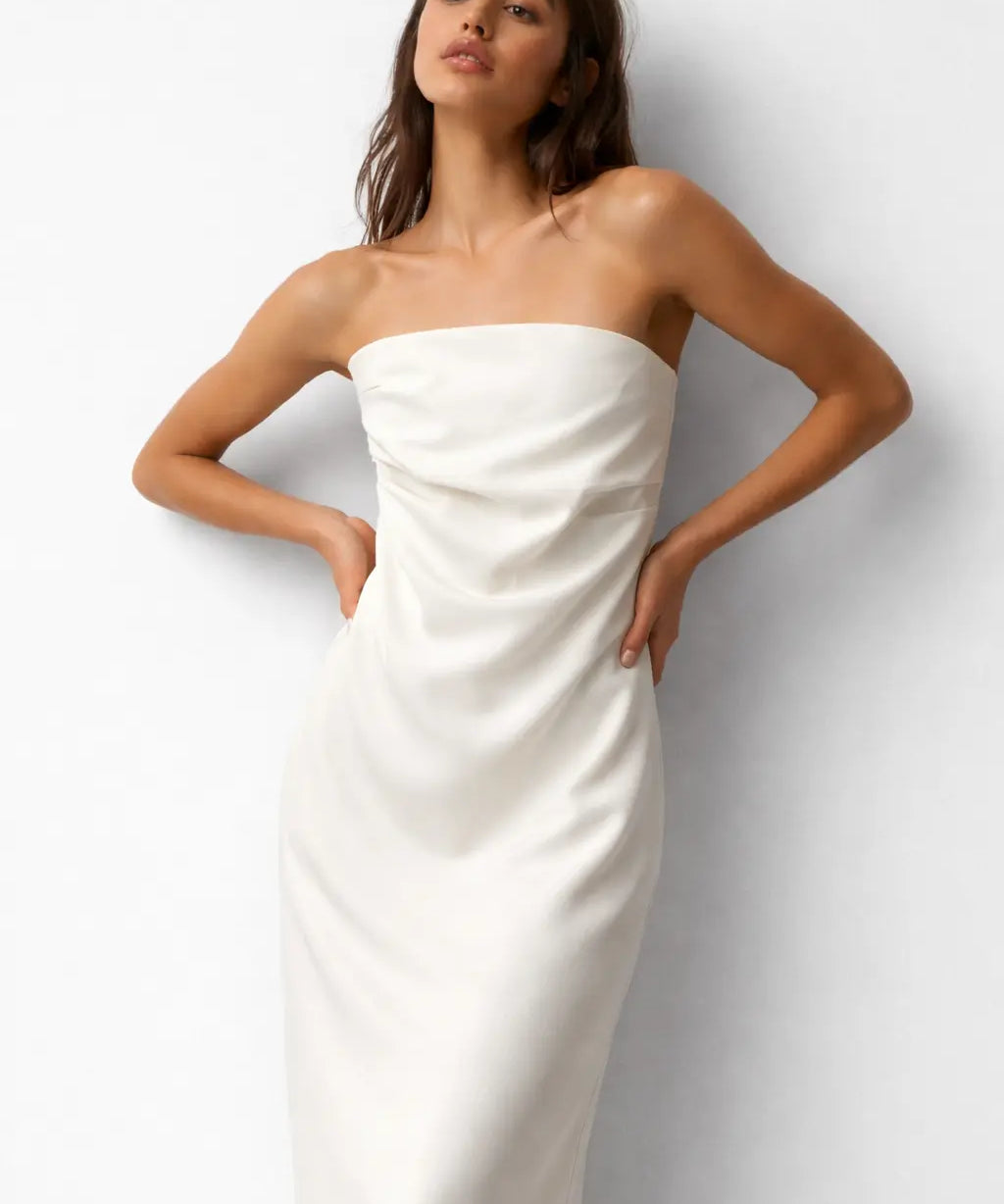 June Dress shown in a lifestyle setting