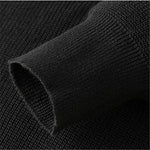 Close-up detail of Knitted Zip-Up Sweater