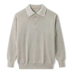 Front view of Knitted Zip-Up Sweater, alternate view