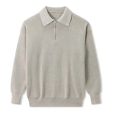 Front view of Knitted Zip-Up Sweater, alternate view