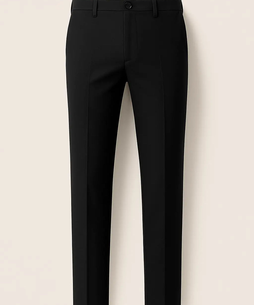 Front view of Black Langford Pants