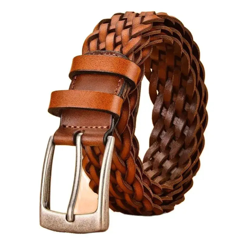 Front view of Brown Laurent Belt