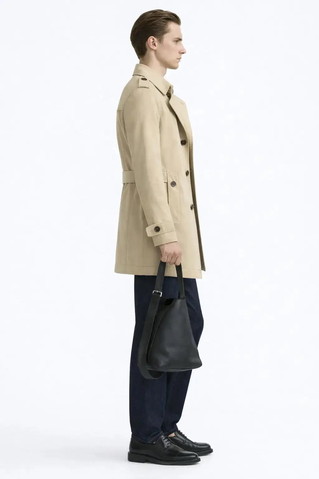 Side view of Le Marquis Coat, alternate view