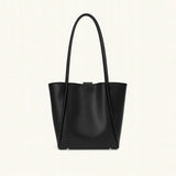 Front view of Leather button bag, alternate view