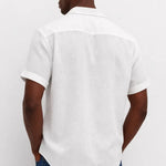 Back view of Coastal Linen Shirt, full view