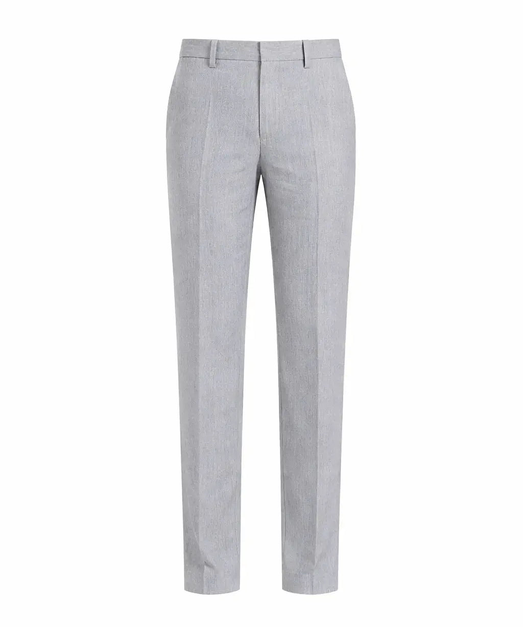 Front view of Grey Lino Pants