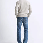 Front view of LIVIGNO High Collar Half Zip Sweater, alternate view