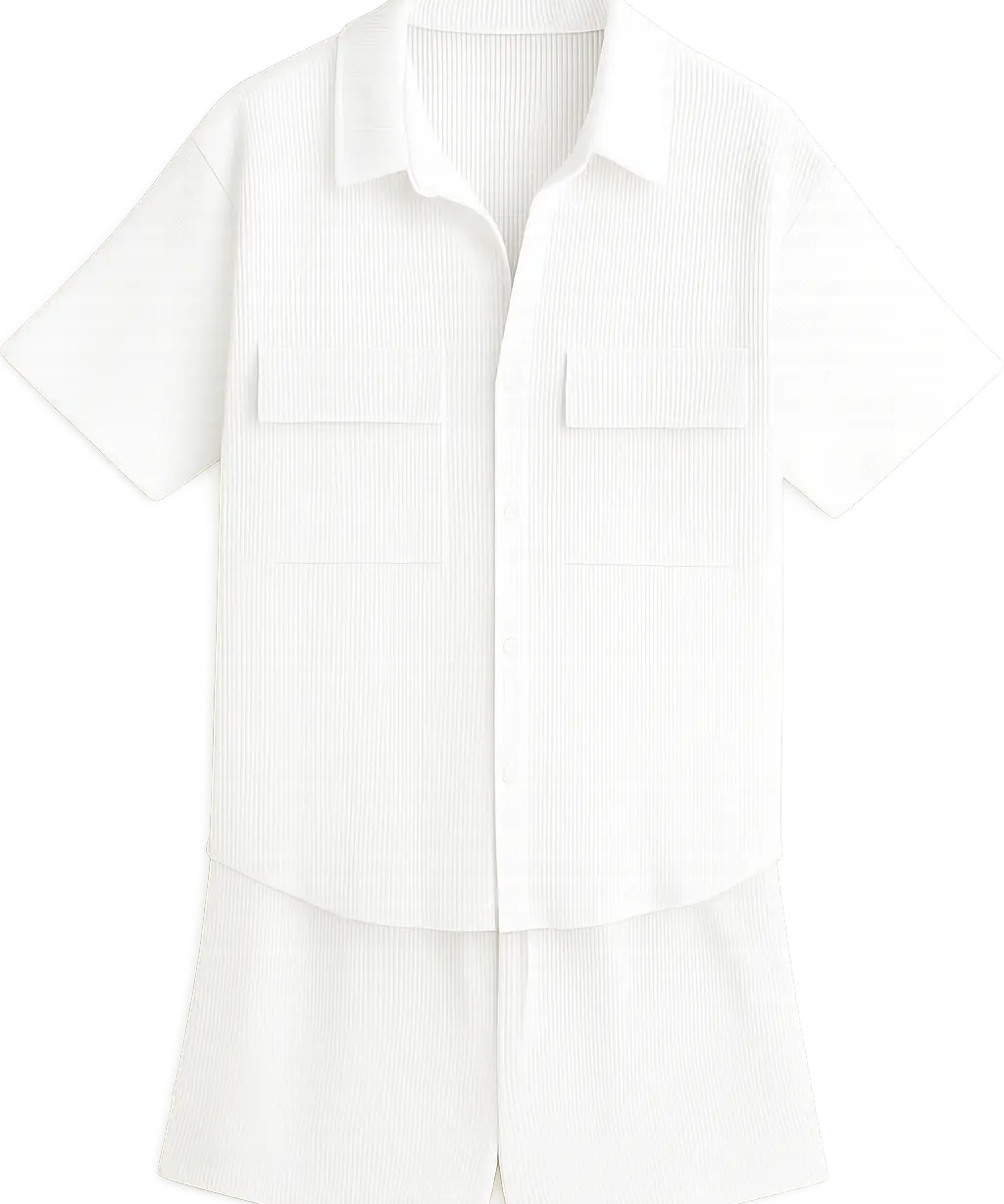 Front view of White Lorien Set