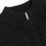 Front view of Fernache Old Money Sweater Zip, alternate view