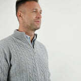 Front view of Fernache Old Money Sweater Zip