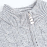 Fernache Old Money Sweater Zip shown in a lifestyle setting