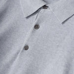 Close-up detail of Fernache Old Money Wool Fine Polo, hardware detail