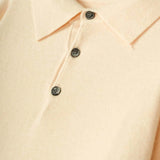 Close-up detail of Fernache Old Money Wool Fine Polo, texture detail