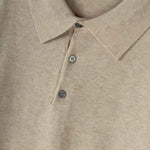 Close-up detail of Fernache Old Money Wool Fine Polo
