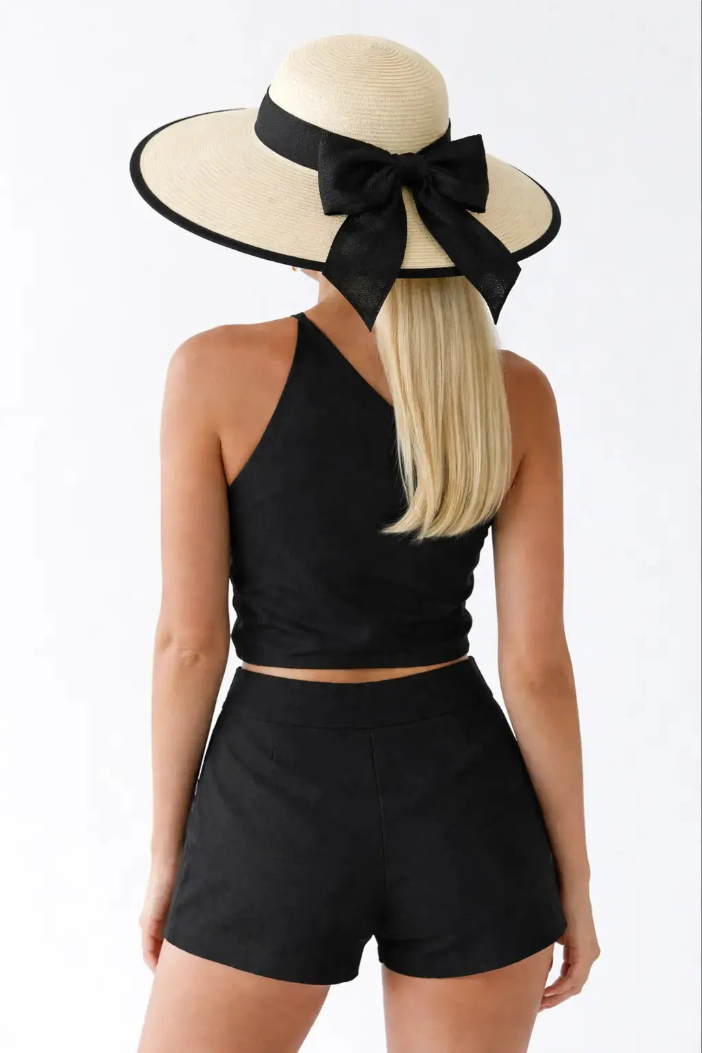 Back view of Luce di Capri Hat