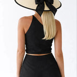 Back view of Luce di Capri Hat