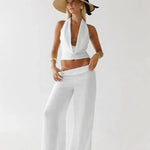 Luce di Capri Hat shown in a lifestyle setting