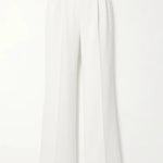Front view of White Lumière Trousers