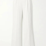 Front view of White Lumière Trousers