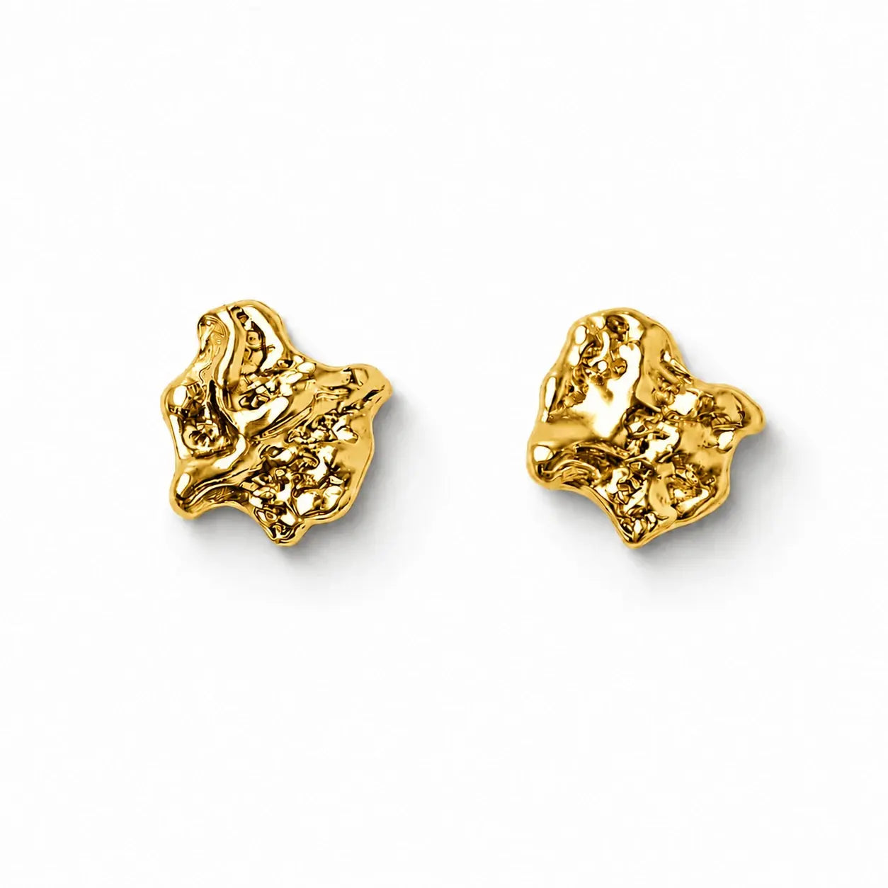 Front view of Luna Fern Earrings, alternate view
