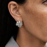Luna Fern Earrings shown in a lifestyle setting, alternate view