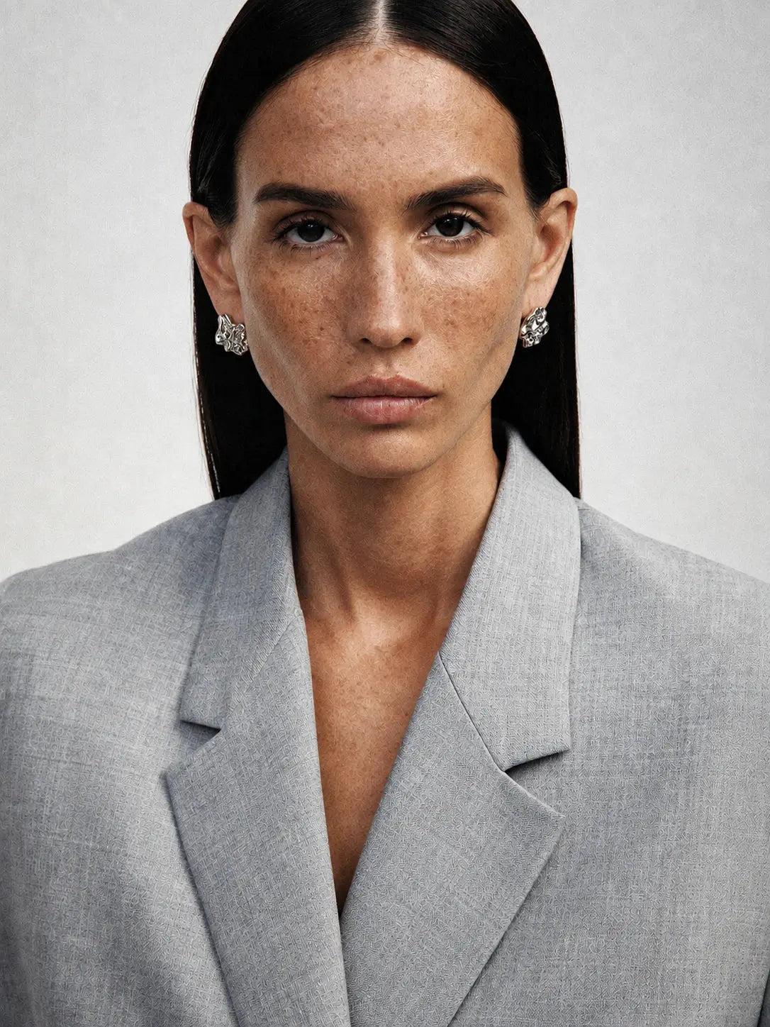 Luna Fern Earrings shown in a lifestyle setting