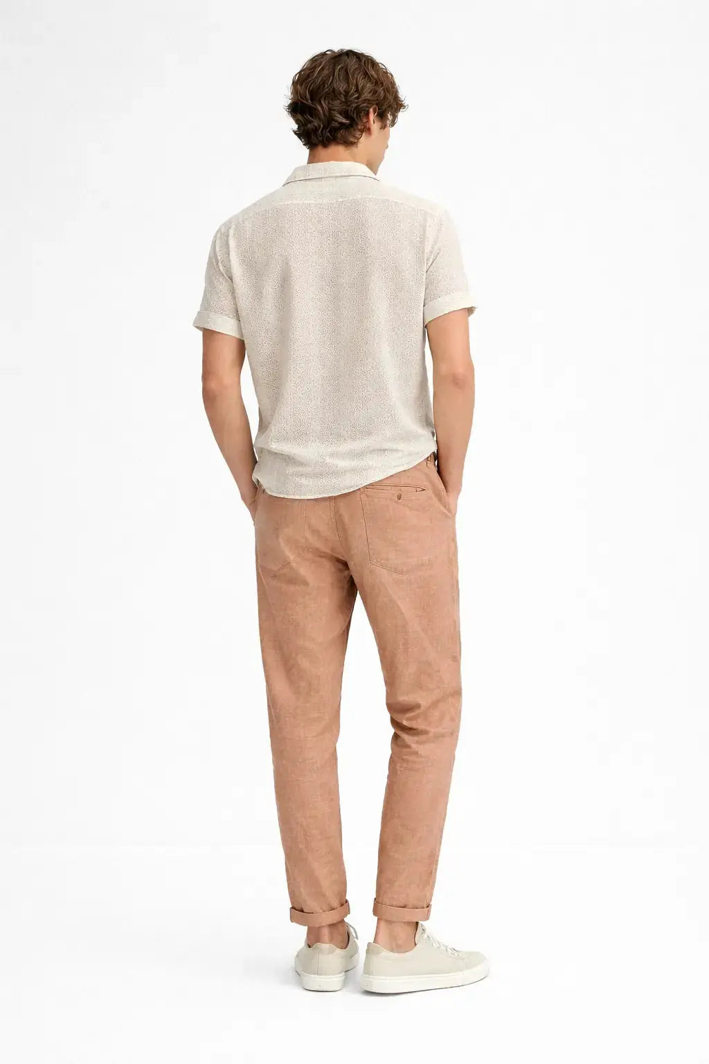 Back view of Malé - Short-Sleeved Set, full view