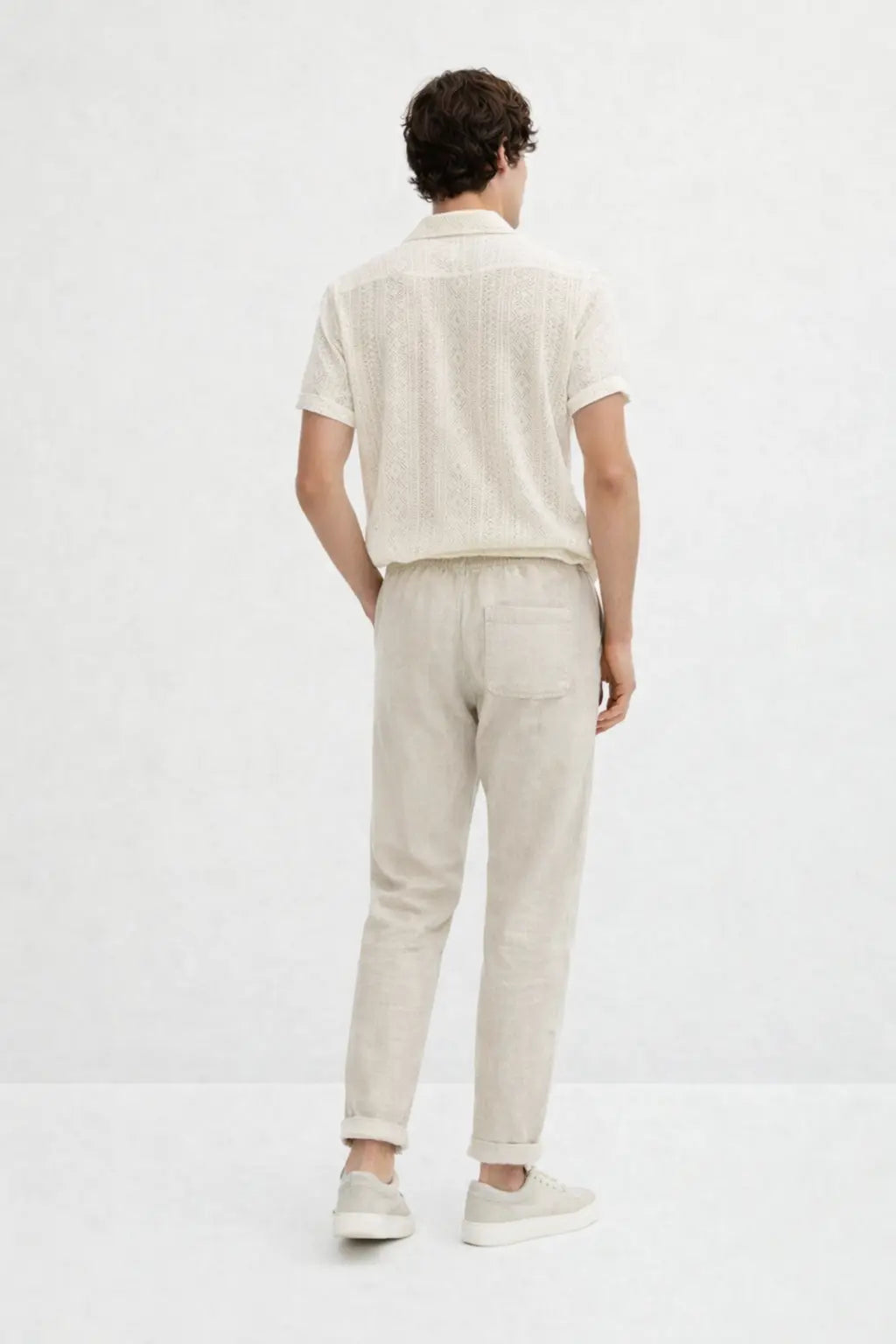 Back view of Malé - Short-Sleeved Set