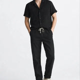 Malé - Short-Sleeved Set shown in a lifestyle setting, cropped view