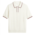 Front view of White Malibu Polo