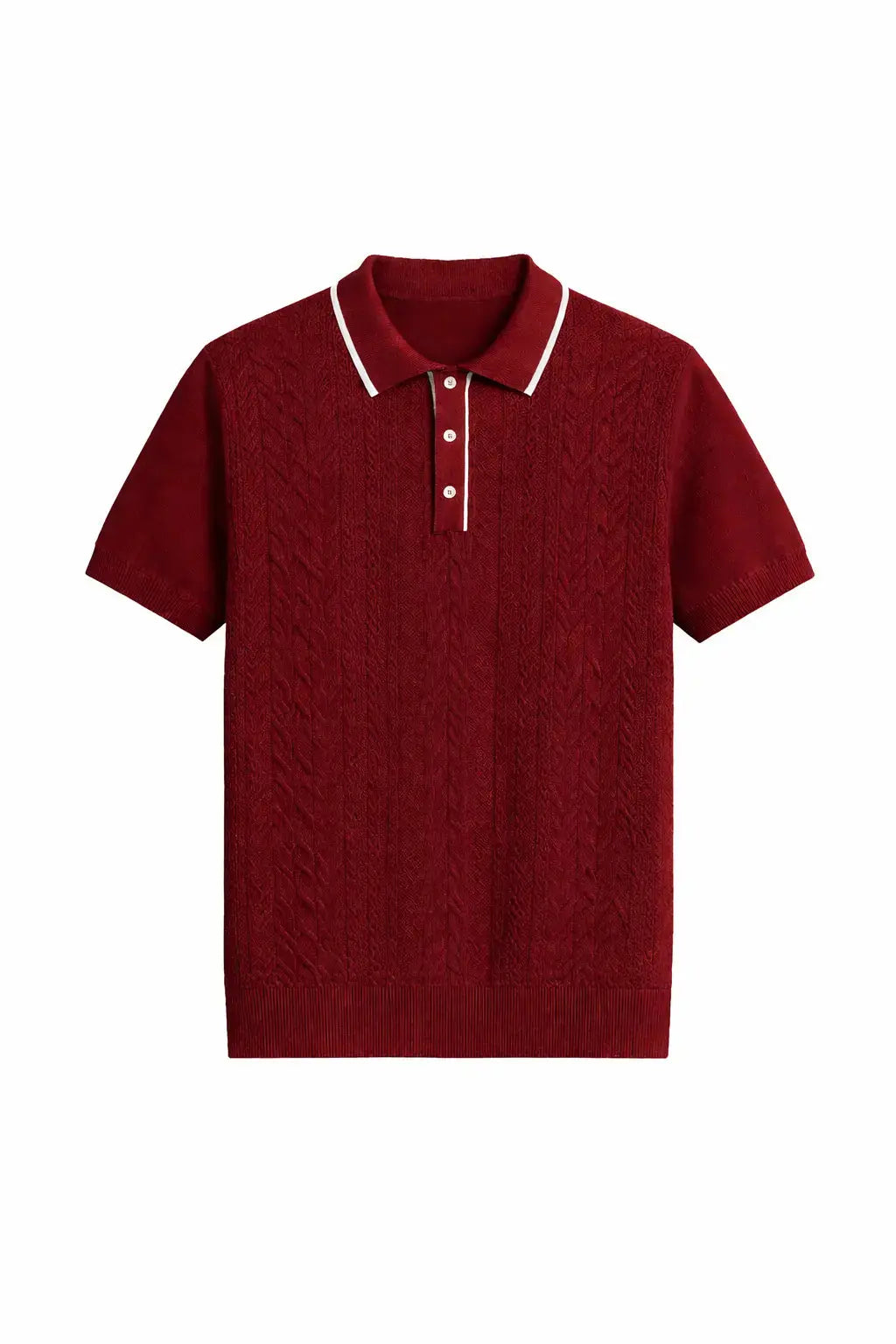 Front view of Wine red Malibu Polo