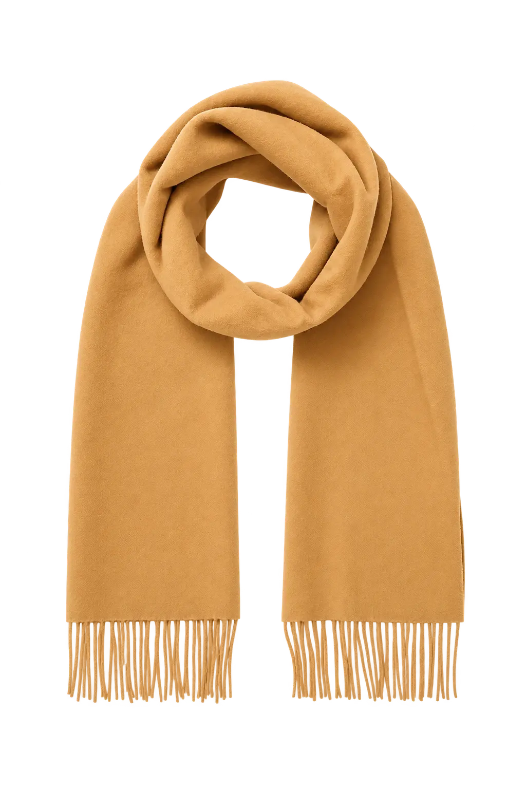 Front view of Saffron Marcelline Scarf