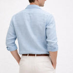 Back view of Men's Casual Shirt, alternate view