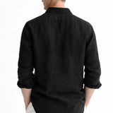 Back view of Men's Casual Shirt, close up