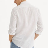 Back view of Men's Casual Shirt, full view
