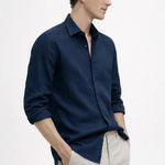 Side view of Men's Casual Shirt, close up