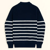 Back view of Merino Half-Zip Sweater