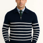 Merino Half-Zip Sweater shown in a lifestyle setting