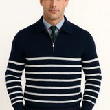 Merino Half-Zip Sweater shown in a lifestyle setting